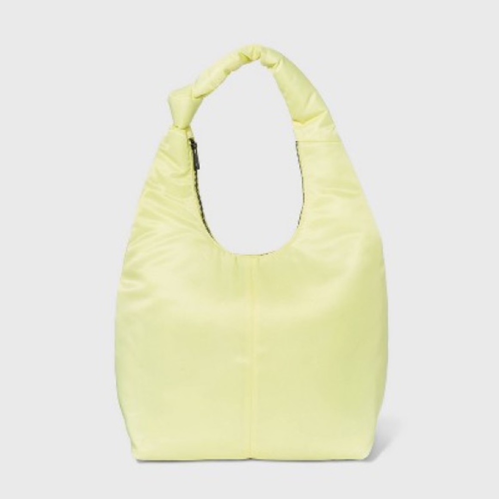 Zip closure knotted Shoulder bag - A New day